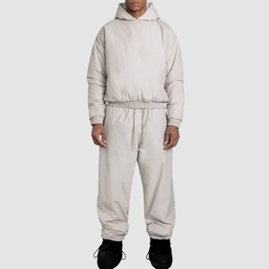 Survêtements d'entraînement unisexe personnalisés à broderie de jogging pour hommes Slim Fit 100% coton Cargo Sweat Survêtements et sweatshirts pour hommes - Product Image 1