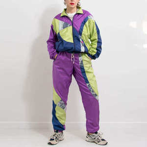 Ensemble de survêtement pour homme en nylon, veste coupe-vent avec fermeture éclair et bande réfléchissante, imperméable, vêtements de sport pour homme - Product Image 5