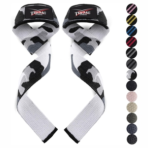 重型高级防滑棉涤夏季健身配件护腕举重带魔术贴 - Product Image 5