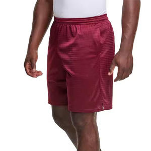 Short de jogging pour homme Short de basket-ball classique imprimé brillant respirant au-dessus du genou personnalisable pour homme avec broderie avec poches - Product Image 3