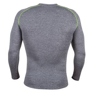Vente flash : Rashguard personnalisé à manches longues pour la gym et le BJJ/MMA, t-shirts de compression à séchage rapide en tissu spandex et nylon - Product Image 6