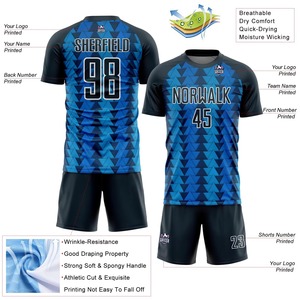 Meilleur prix, ensemble de maillot de football pour homme, respirant, à séchage rapide, coupe ajustée, nouvelle arrivée, vêtements de sport en gros - Product Image 3