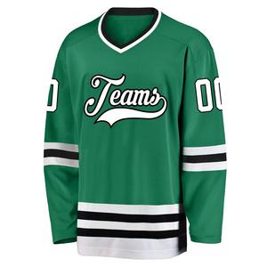Maillot de hockey sur glace personnalisé Impression par sublimation et chemises brodées Uniformes cousus d'équipes sportives Vêtements de hockey sur glace de qualité supérieure - Product Image 2
