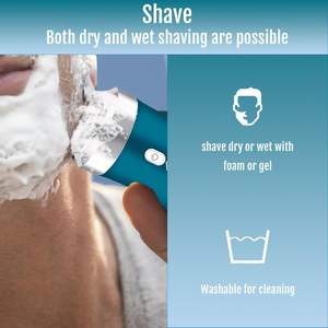 Afeitadora Eléctrica para Hombre, Mini Afeitadora Rotativa con Batería de Larga Duración, Triple Cuchilla, Resistente al Agua IPX7, Tamaño de Viaje para Casa, Auto y RV - Product Image 4