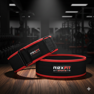 Cinturón de Peso de Cuero Vacuno de Calidad de Exportación Rexfit Sports con Soporte de Bloqueo de Palanca para Gimnasio y Levantamiento de Pesas - Product Image 2