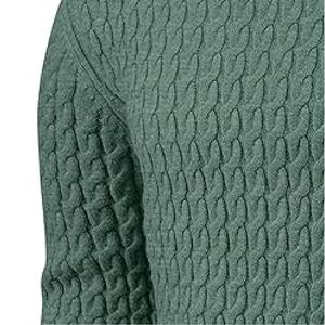 Suéter de poliéster antiarrugas de manga larga para hombre con logotipo bordado Suéter de poliéster cómodo y elegante - Product Image 4