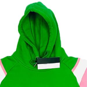 Sweat à capuche unisexe personnalisé OEM en molleton bouclette 100 % coton avec logo brodé et imprimé, fermeture éclair intégrée - Product Image 2