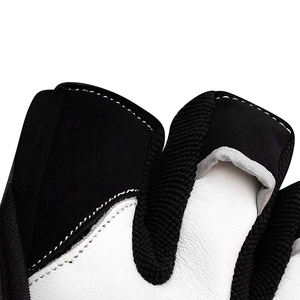 Noir Blanc Couleur Bon Vendeur Avec Propre Logo En Cuir PU OEM Service Gants D'haltérophilie Pour Le Fitness PAR INDUSTRIES AMAZING - Product Image 6