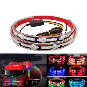 Toptan 1/1.2/1.5/1.8/2/2.2/2.4M otomatik RGB kovalayan şerit LED kamyon Pickup evrensel arka römork için sinyal lambası açın Led ışık - Product Image 1