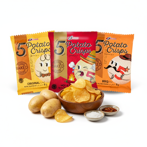 Kicco 5 chips de pommes de terre 18g meilleure vente chips de pommes de terre barbecue originales saveurs attrayantes chaudes et épicées - Product Image 6