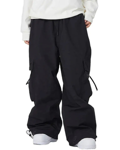 Waterproof Windproof Plus Size Button Winter Ski Pants Snowboard Baggy Cargo Outdoor <b>Thermal</b> Insulated Eco-Friendly <b>Wool</b> Snow - Product Image 1