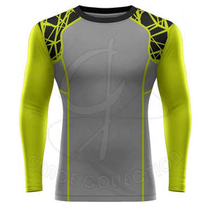 Made In Spandex Polyester Brand Long Sleeve <b>Rash</b> <b>Guard</b> With Customize Size <b>Women's</b> Sublimated <b>Rash</b> <b>Guard</b> - Product Image 1