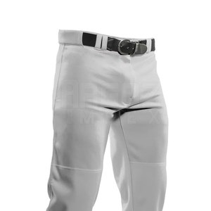 Pantalones deportivos de alta calidad personalizados al por mayor para hombres, ropa de equipo de béisbol transpirable en Tallas grandes - Product Image 5