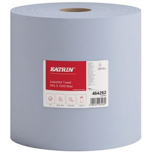 XXL 3-layer <b>Blue</b> Katrin Tissue <b>Paper</b> <b>Roll</b> 38 cm X 360 m for Commercial Cleaning - Product Image 2