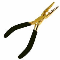 Pince d'extension de cheveux de qualité supérieure en gros pince à capsules pince plate outils d'extension de cheveux de nez pince