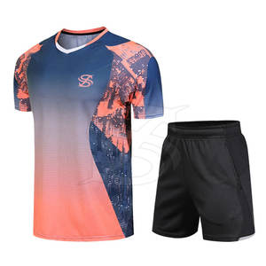 เสื้อวอลเลย์บอลและกางเกงขาสั้นระบายอากาศได้ดีออกแบบมาเพื่อความสบายและความยืดหยุ่นสูงสุดสำหรับชุดกีฬาประสิทธิภาพสูง - Product Image 1