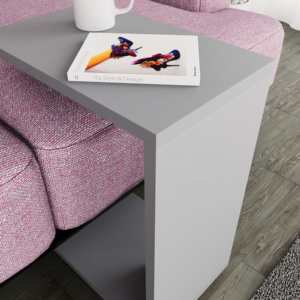 Vente chaude du fabricant turc 18mm aggloméré Table basse gris clair bois mouvement facile bord bande roue salon salle à manger - Product Image 2