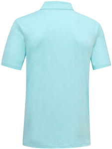 T-Shirt Polo Homme Unisexe 100% Coton 220gsm Tricoté de Haute Qualité Personnalisable Court Anti-Rétrécissement Anti-Rides Solide Dur - Product Image 3