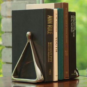 Superior Quality Indian Metal Arts Bookends Fancy Design <b>Desktop</b> and Home <b>Shelf</b> Storage Holder for Office and Home Use - Product Image 4