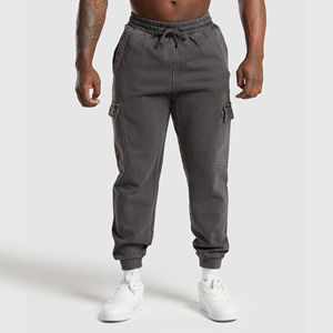 Pantalon de survêtement en molleton de coton avec logo personnalisé, chaud et durable, matériau souple, direct d'usine, adapté à la promotion ou à la vente en gros au détail - Product Image 1