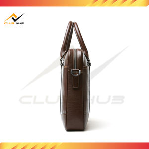 Nuevo estilo de negocios, bolso de cuero genuino para ordenador portátil, estilo Retro personalizado, correa ajustable, diseño elegante, cierre de cremallera, duradero - Product Image 4