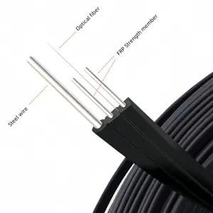 FTTH Drop Cable Single Mode Indoor Fiber Optic Cable 657A1 G657A2 Optical Fiber