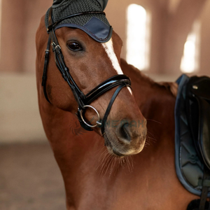 Bonnet mouche au crochet léger pour chevaux respirant lavable design confortable Pakistan fait durable couvre-oreille bonnet d'oreille - Product Image 2