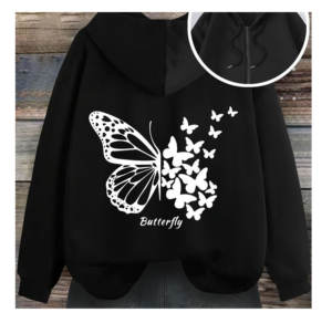 Pull à capuche rembourré 100% coton pour hommes, hiver, polaire doublée à motif uni avec col à capuche teint uni - Product Image 4