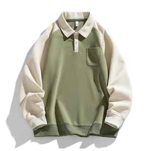 Sudadera Polo Lauren 2025 Informal para Hombre, de Verano, Tejida, con Forro, Holgada, Estilo Urbano, Talla Grande, Personalizada, con Diseño de Puntos, 100% Algodón - Product Image 3