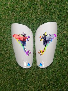 Armadura Espinilleras de fútbol femenino Modelo STDF1008 Equipo de protección de diseño colorido y personalizado de alta calidad - Product Image 2