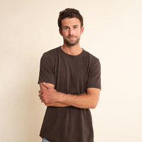 Chanvre hommes t-shirt été T-shirt chanvre biologique durable écologique à manches courtes plaine chanvre t-shirt