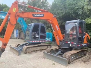 Doosan55 DH55 Mini Crawler Excavadora de ruedas usadas Venta Precio bajo 5,25 toneladas Peso operativo Motor Yanmar Caja de cambios Cojinete de bomba de engranajes - Product Image 2