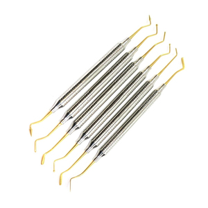 Instruments de restauration dentaire en composite de haute qualité, manuels, avec poignée en silicone |   Instruments de remplissage dentaire - Product Image 5