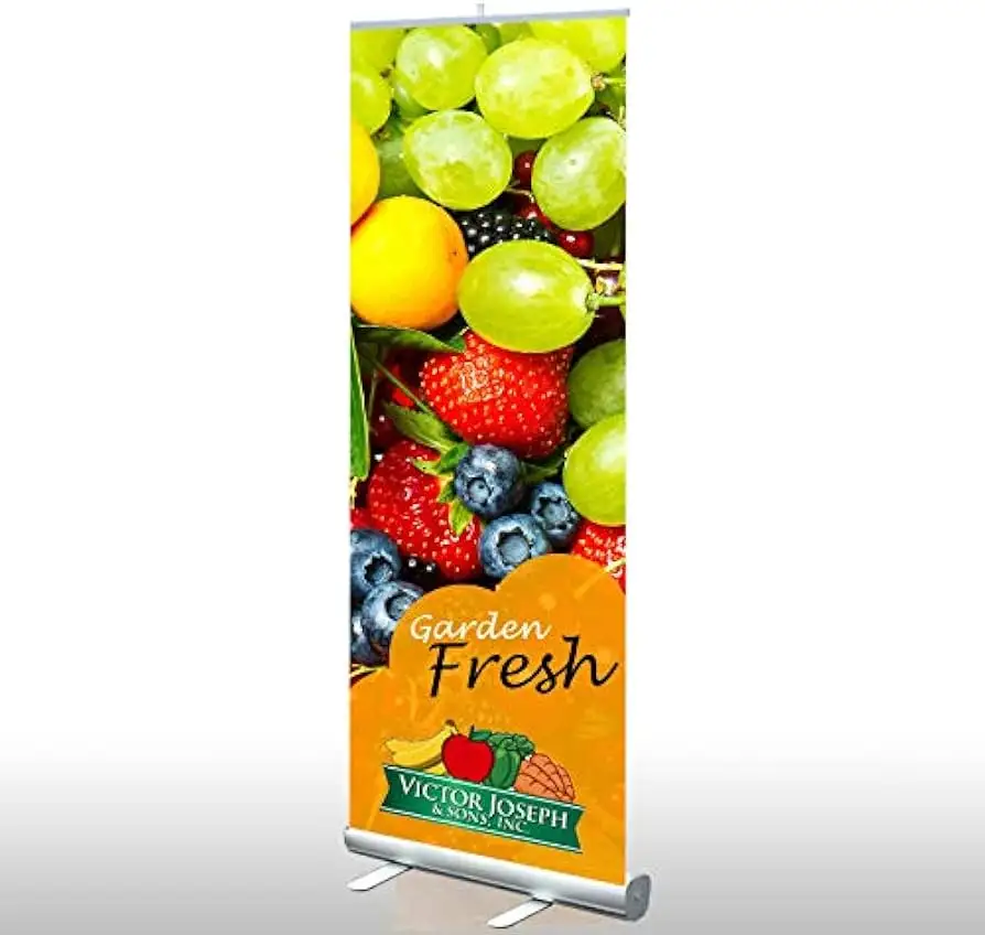 Olay ekranı için 15 Oz en iyi baskı PET Roll-Up Banner mükemmel Poster malzemesi