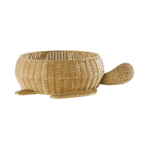 Best Price Eco-friendly Rattan Turtle Toys Basket Handwicker Storage Baskets for Kids Home Decor Organizer from Vietnam - Product Image 3