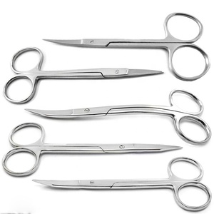 กรรไกรผ่าตัดสแตนเลสสำหรับเย็บผิวหนัง ทอสุ่ม เยื่อเยื่อหุ้มฟัน ศัลยกรรมพลาสติก เครื่องมือความแม่นยำสูง - Product Image 1