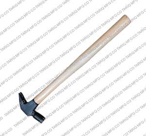 Marteau de coupe de sabot de haute qualité Marteau de maréchal-ferrant avec manche en bois pour l'entretien des sabots équins Instruments vétérinaires - Product Image 1