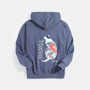 2024 gros personnalisé 100% coton pull à capuche hommes poids lourd séchage rapide respirant Slim Fit hiver sérigraphié Design 3XL - Product Image 6