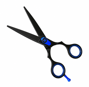 Ciseaux de coiffure professionnels en acier noir de 7,0 pouces, acier inoxydable 440C, ciseaux de salon de coiffure pour droitiers - Product Image 2