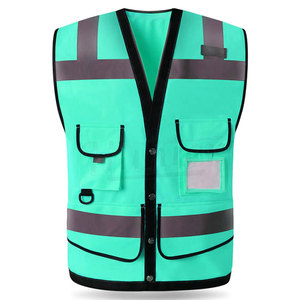Hi Vis Bomber Jacket Hi-Vis Work Safety Jacket Men's Two Tone High Visibility Reflective Safety Vest for Men - Product Image 2
