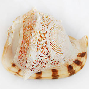 Sculpture art SEASHELL BIJOUX Seashell sculpture Motif sculpture art Taille 13 cm - Product Image 1