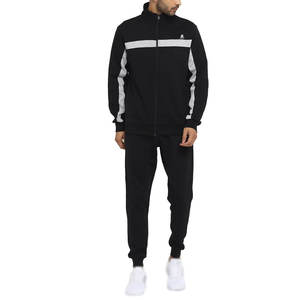 Ensemble de survêtements à capuche zippés pour hommes, sweat-shirt à capuche respirant avec fermeture à cordon 2 en 1 imprimé, nouvel arrivage d'hiver - Product Image 1