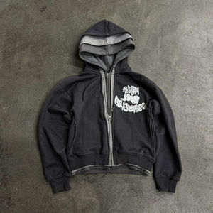 Conjunto de Sudadera y Pantalones Deportivos de Tres Capas con Lavado a la Piedra y Bordado Personalizado del Fabricante, Unisex para Maternidad - Product Image 3