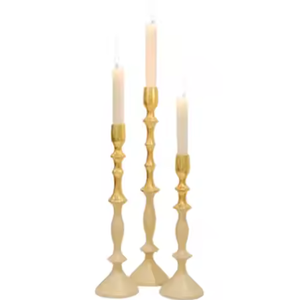 แท่นวางเทียนทีไลท์ทำด้วยมือสำหรับตกแต่งงานแต่งงานทำจากอลูมิเนียมแข็งคุณภาพสูง - Product Image 1