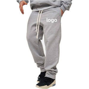 Conjunto de sudadera y pantalones de chándal de dos piezas con cuello redondo y logotipo personalizado para hombre, conjunto cálido de invierno, chándal informal, ropa deportiva - Product Image 6