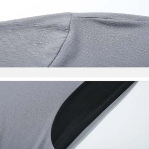 Ensembles jumeaux de vêtements de sport pour hommes T-shirts et shorts sérigraphiés ensembles de shorts de jogging vêtements pour hommes grande taille couleur contrastée - Product Image 4