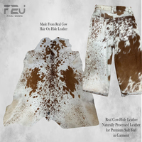 Veste Western en cuir de vache véritable pour homme, haute qualité, fourrure de vache, faite à la main, véritable poils de vache, écologique, coupe-vent, respirante