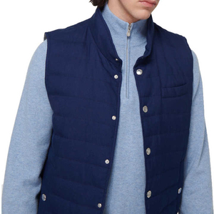 <b>Men's</b> Quilted Outdoor Puffer Vest with Pockets and Windproof Casual Sleeveless <b>Jacket</b> casual warm vest <b>travel</b> hiking gym - Product Image 3
