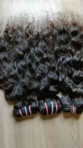 Venta al por mayor brasileño Remy rizado recto solo dibujado máquina doble trama extensiones de cabello crudo 100 gramos JERRY HAIRS - Product Image 2