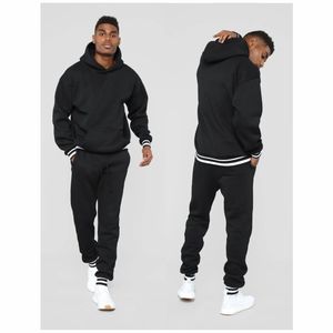 Ropa deportiva de la mejor calidad, chándales de invierno 2025, logotipo personalizado, entrenamiento de algodón de lana tecnológica para hombres, chándal de talla grande para correr - Product Image 4